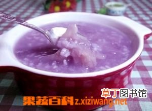 红豆紫薯粥