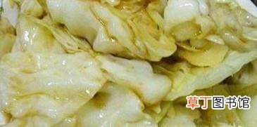 正宗醋溜白菜的做法
