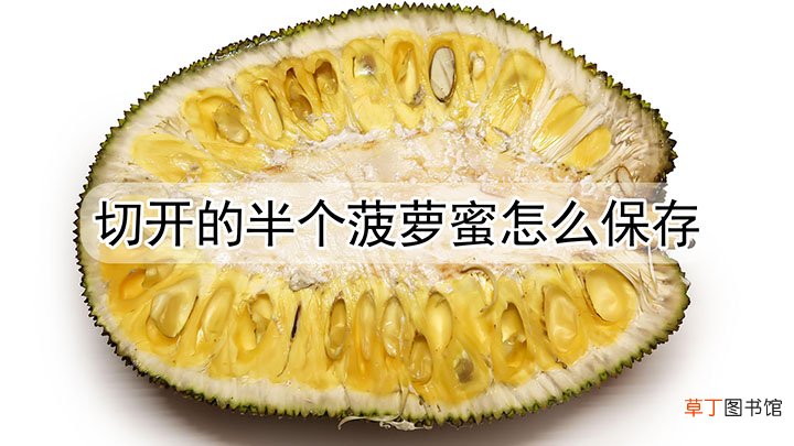 菠萝蜜怎么保存一半