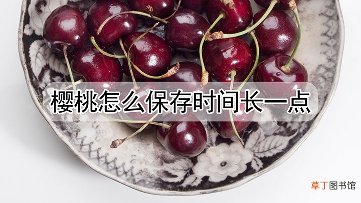 樱桃怎样保存时间长一点