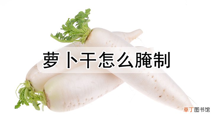 萝卜干怎么腌制