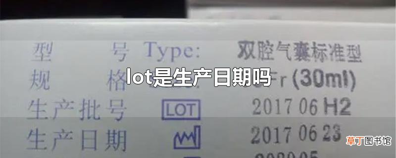 lot是生产日期吗