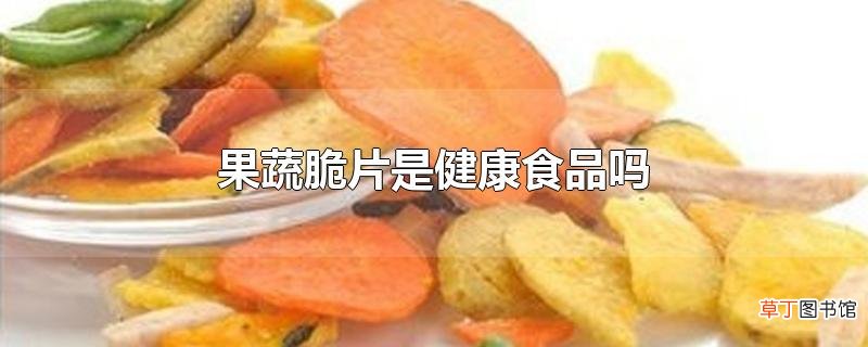 果蔬脆片是健康食品吗