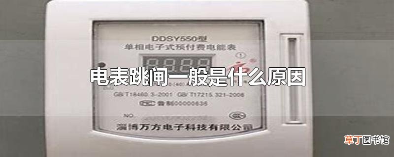 电表跳闸一般是什么原因