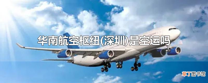 深圳 华南航空枢纽是空运吗