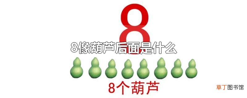 8像葫芦后面是什么