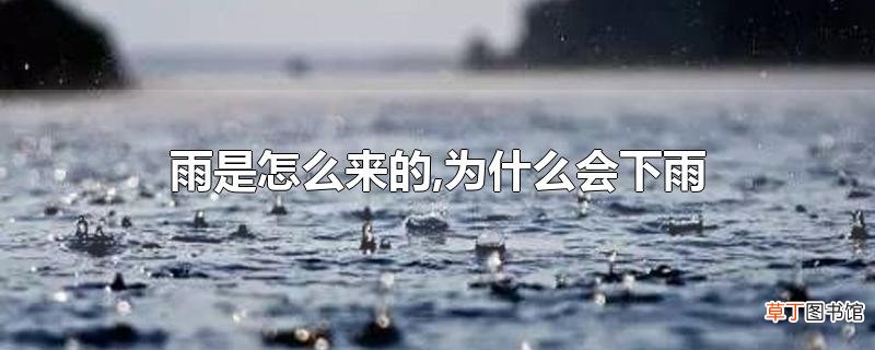 雨是怎么来的,为什么会下雨
