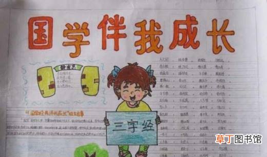关于“国学”的手抄报