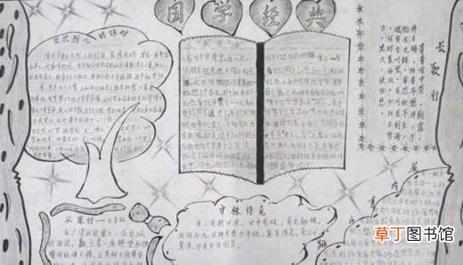 关于“国学”的手抄报