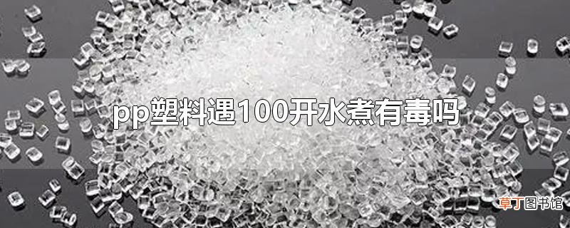 pp塑料遇100开水煮有毒吗