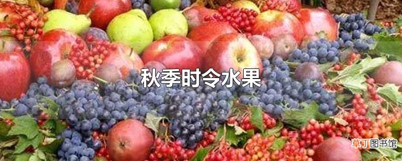 秋季时令水果