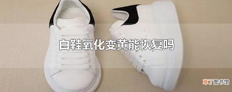 白鞋氧化变黄能恢复吗