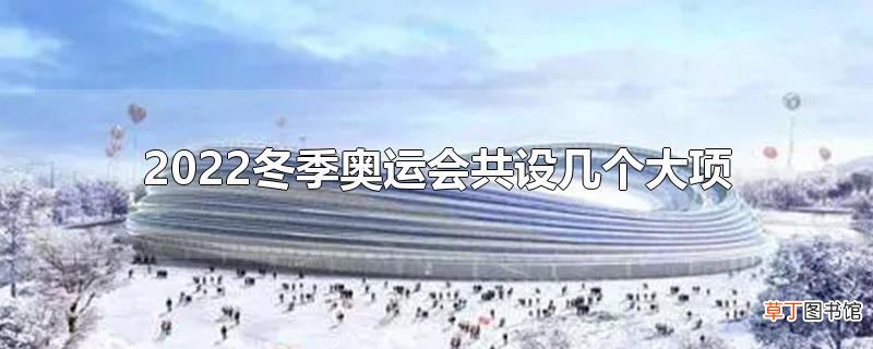 2022冬季奥运会共设几个大项