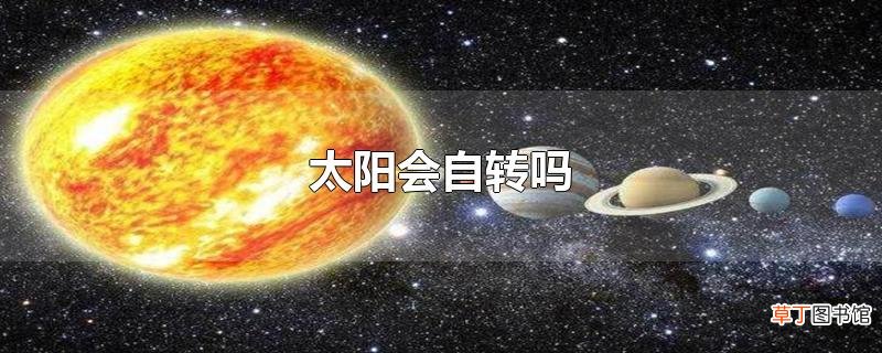太阳会自转吗