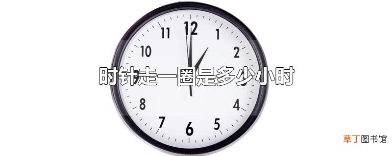 时针走一圈是多少小时