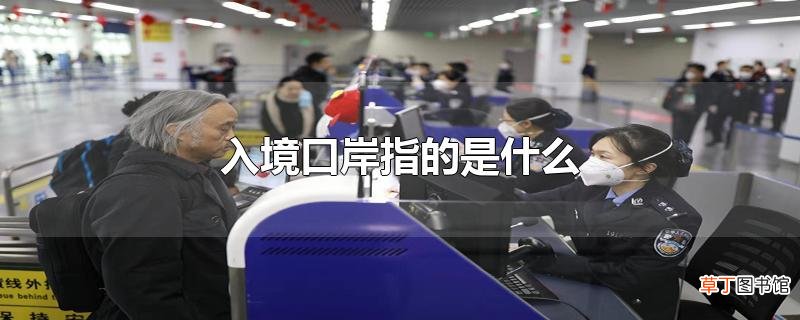入境口岸指的是什么