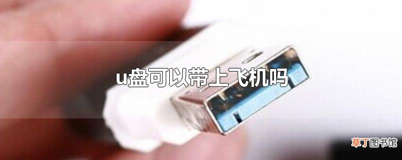 u盘可以带上飞机吗