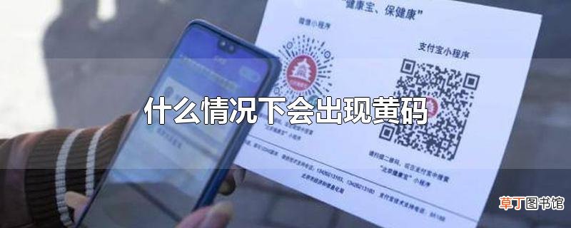 什么情况下会出现黄码