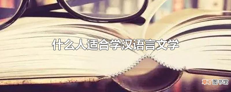 什么人适合学汉语言文学