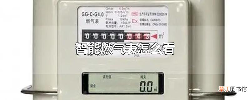 智能燃气表怎么看