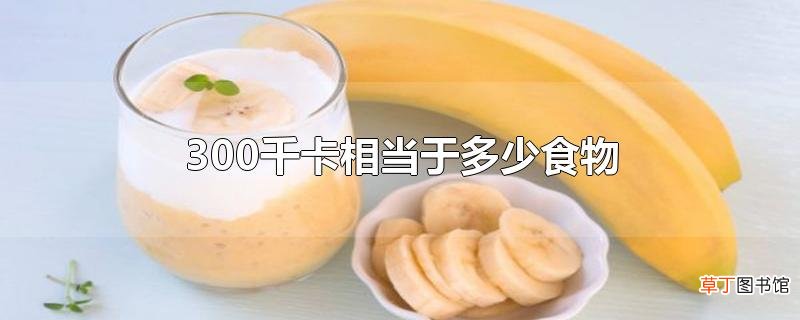 300千卡相当于多少食物
