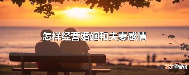 怎样经营婚姻和夫妻感情