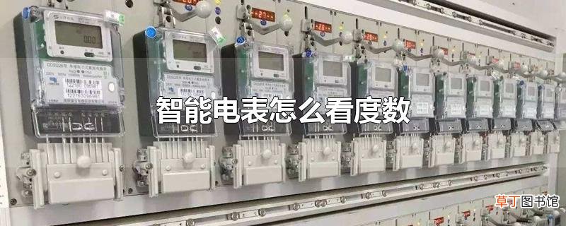 智能电表怎么看度数