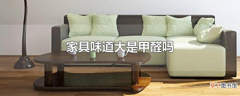 家具味道大是甲醛吗