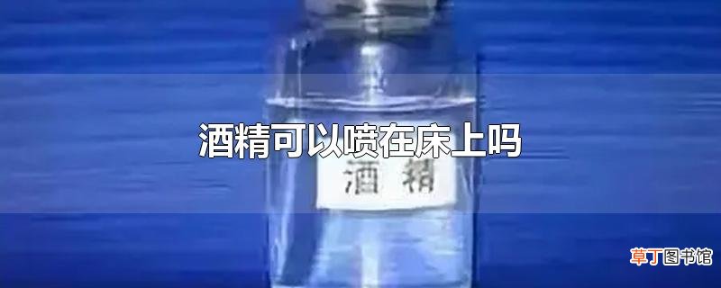 酒精可以喷在床上吗