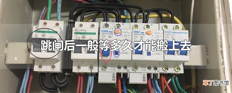 跳闸后一般等多久才能搬上去