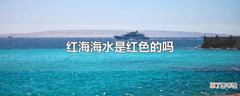 红海海水是红色的吗