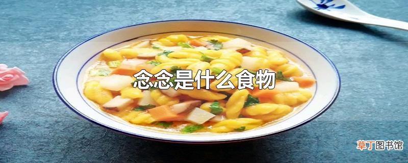 念念是什么食物
