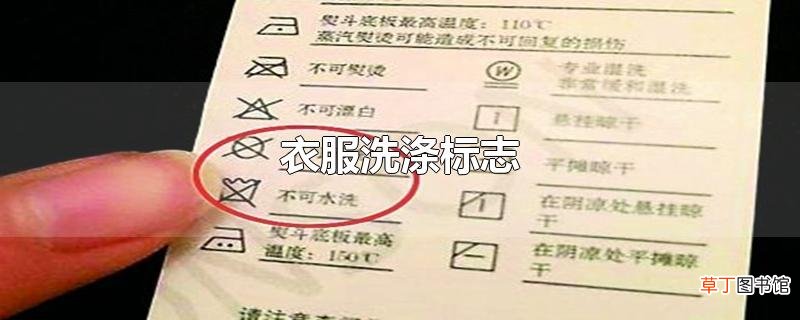 衣服洗涤标志