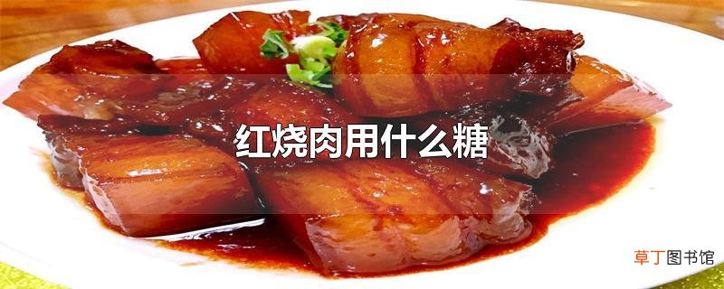 红烧肉用什么糖