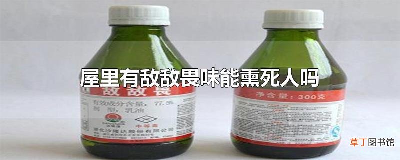 屋里有敌敌畏味能熏死人吗