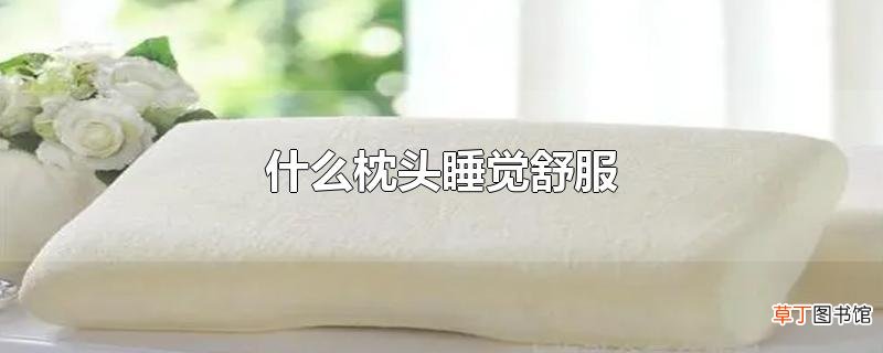 什么枕头睡觉舒服