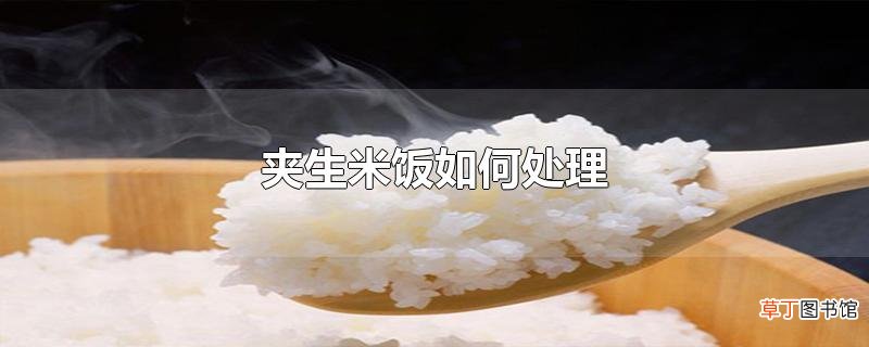 夹生米饭怎么处理