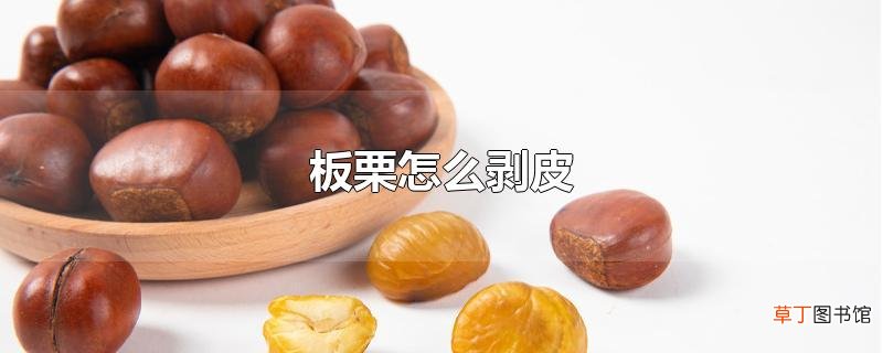 板栗怎么剥皮