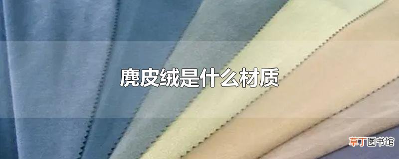 麂皮绒是什么材质