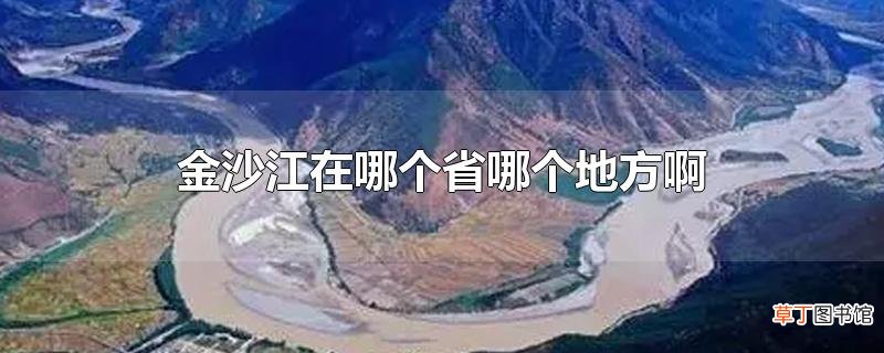 金沙江在哪个省哪个地方啊