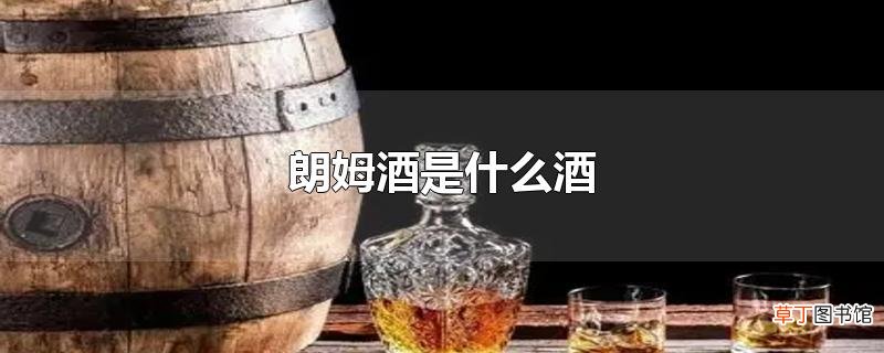 朗姆酒是什么酒