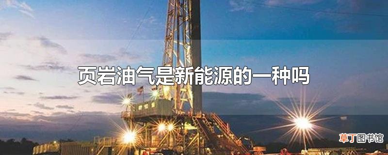 页岩油气是新能源的一种吗