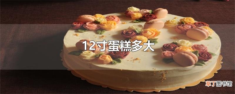 12寸蛋糕多大