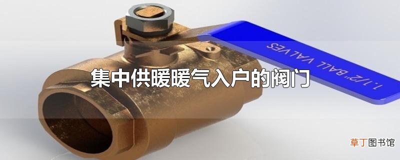 集中供暖暖气入户的阀门