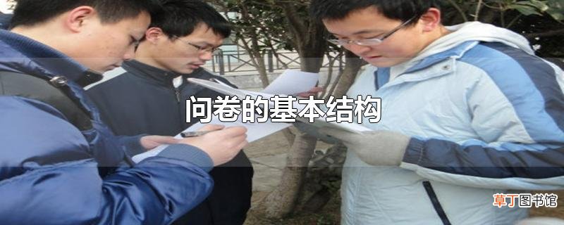 问卷的基本结构