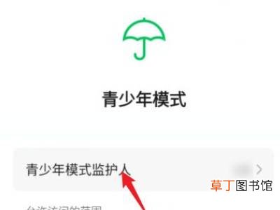 青少年模式监护人怎么取消