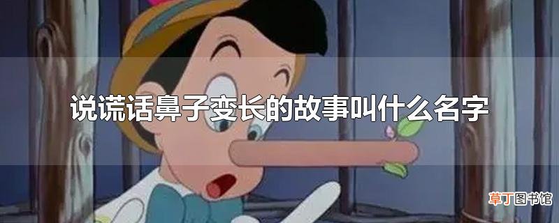 说谎话鼻子变长的故事叫什么名字
