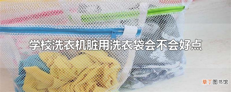 学校洗衣机脏用洗衣袋会不会好点