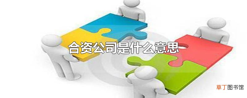 合资公司是什么意思