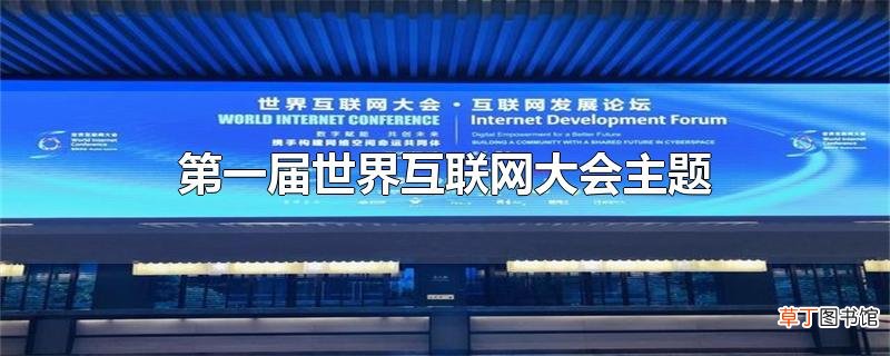 第一届世界互联网大会主题